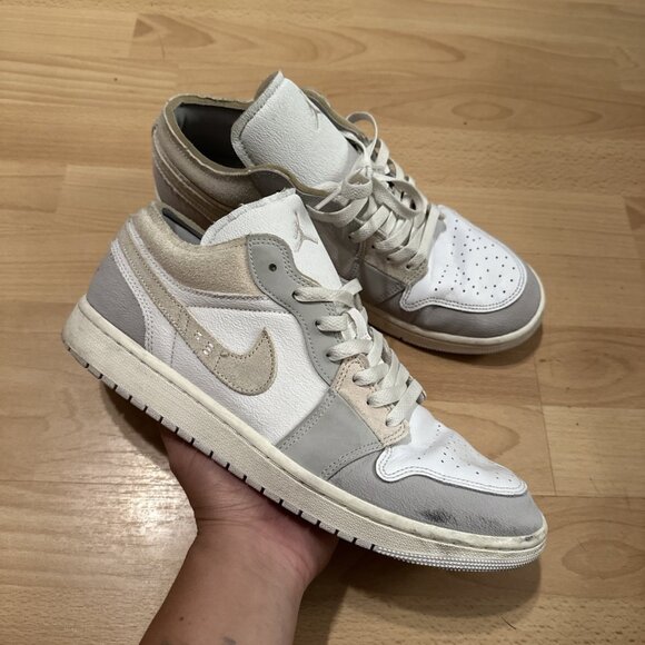 Size 11 - Air Jordan 1 SE Craft Low Inside Out - Tech Grey